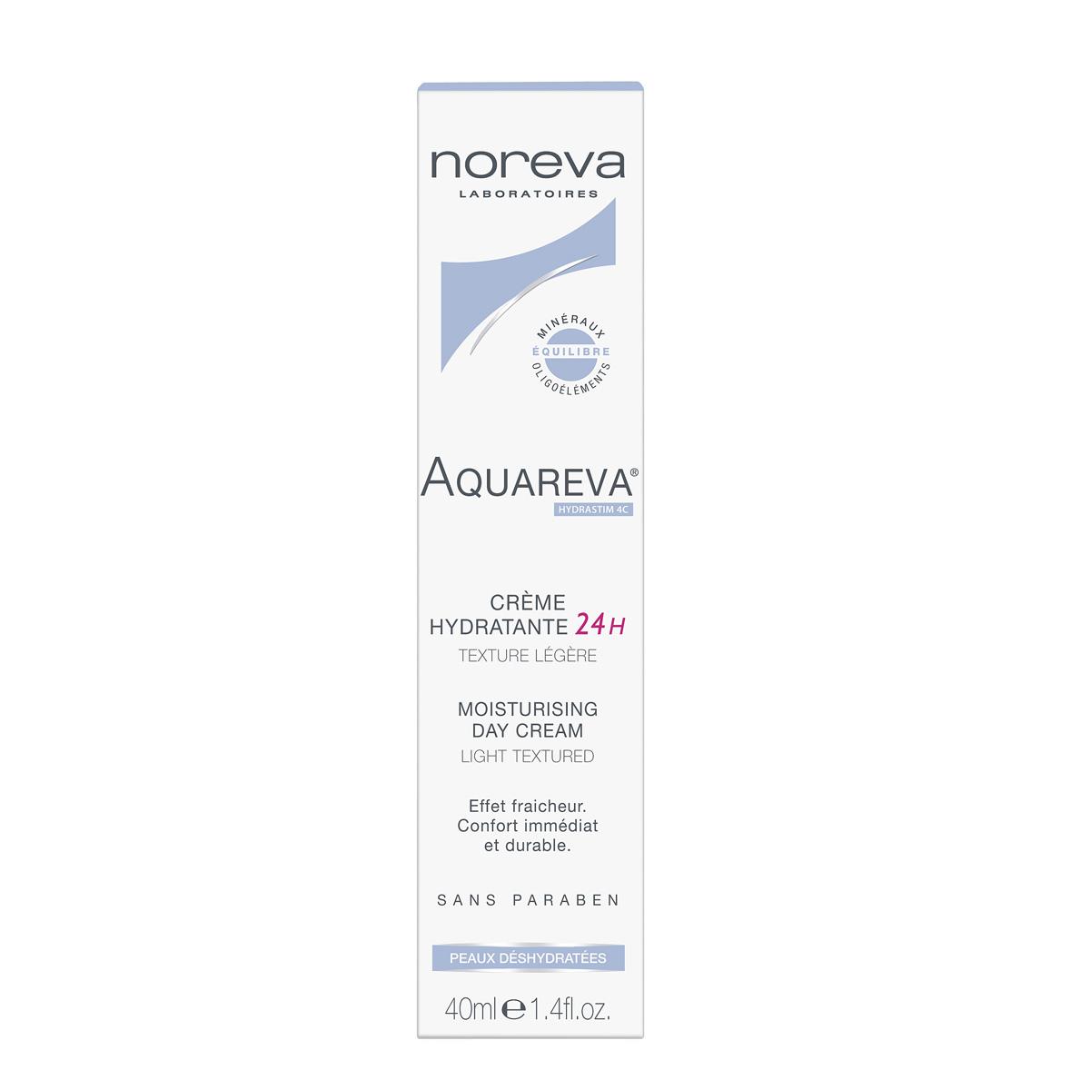 Aquareva 24H moisturising cream light texture - کرم مرطوب کننده لایت آکواروا