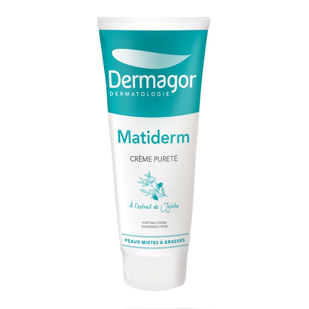 Matiderm - کرم مرطوب و مات کننده پوست چرب و مختلط متیدرم 