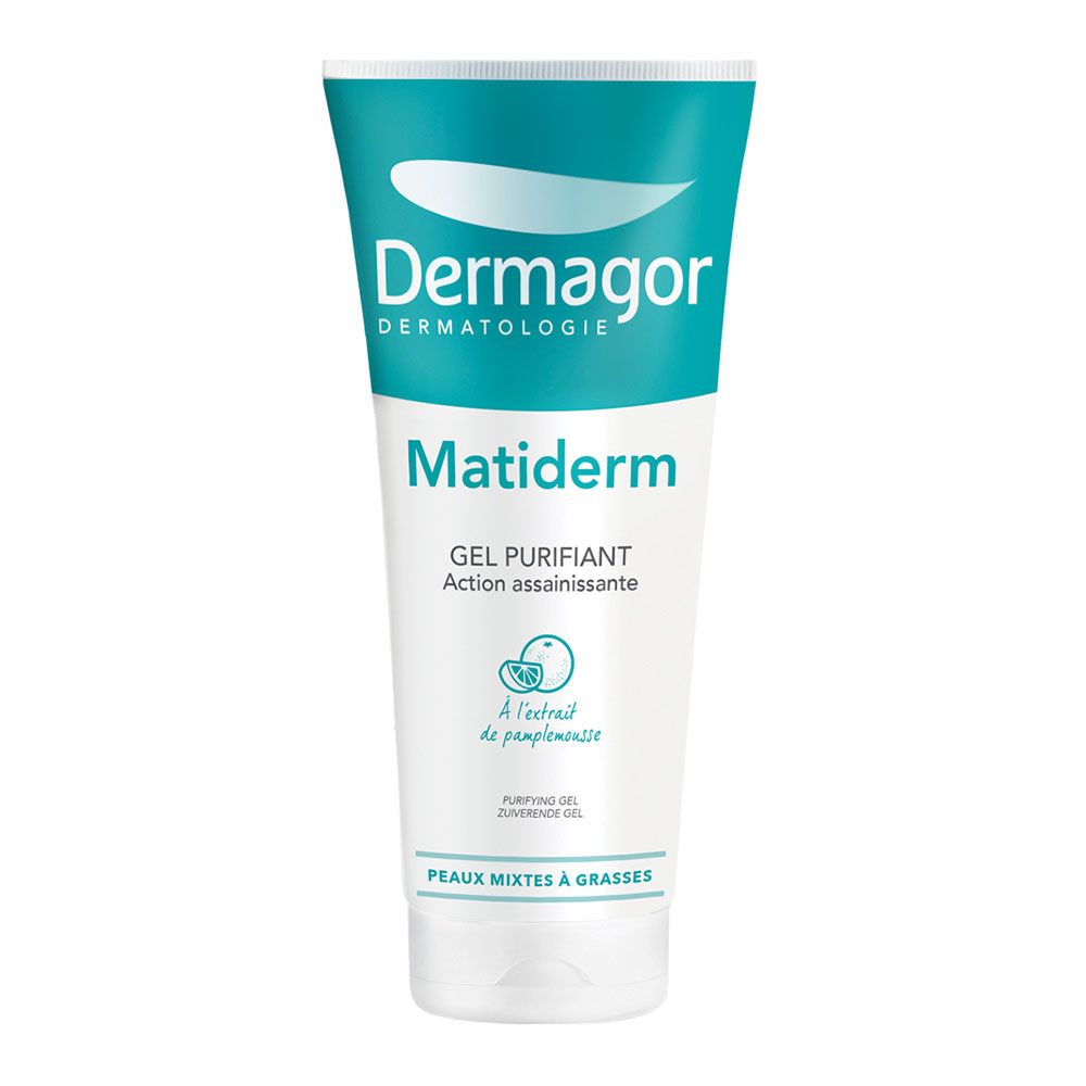 ژل پاک کننده متیدرم پوست چرب و مختلط - Matiderm purifying gel