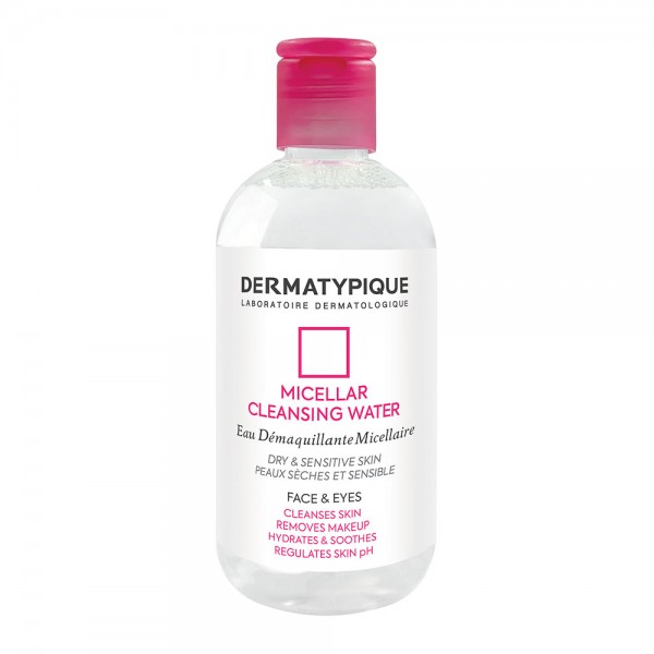 Micellar Cleansing Water Dry & Sensitive Skin - محلول پاک کننده آرایش پوست خشک و حساس