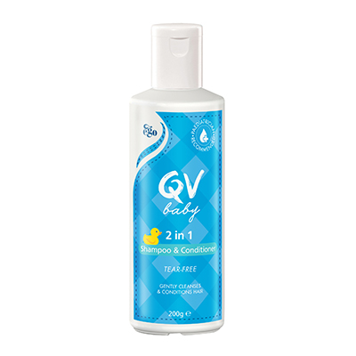 QV Baby Shampoo & Conditioner 2 in 1 - شامپو و نرم کننده ۲ در ۱ کیووی کودک