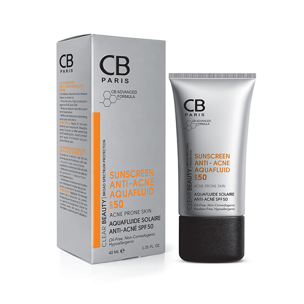 ضد آفتاب و ضدجوش SPF50 بی رنگ پوست چرب و مختلط