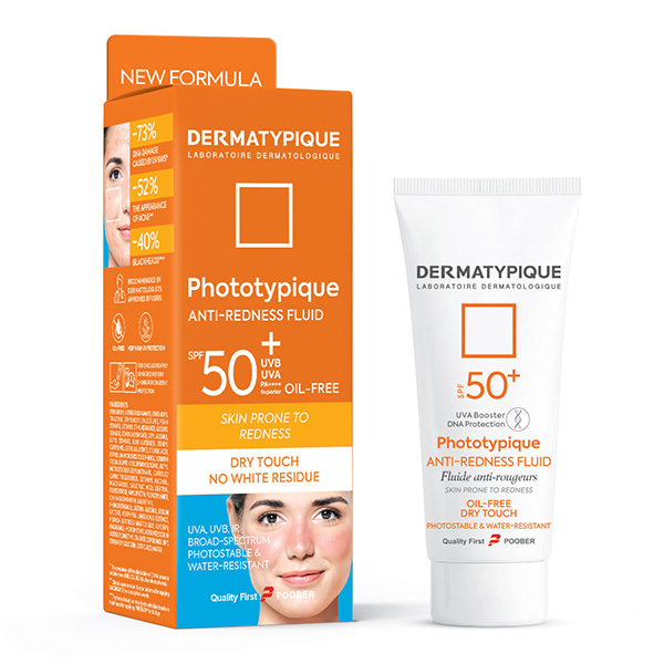 ضد آفتاب فلوئید ضد قرمز فتوتیپیک spf 50