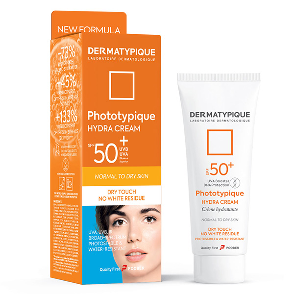 ضد آفتاب هیدرا بی رنگ فتوتیپیک پوست خشک spf 50